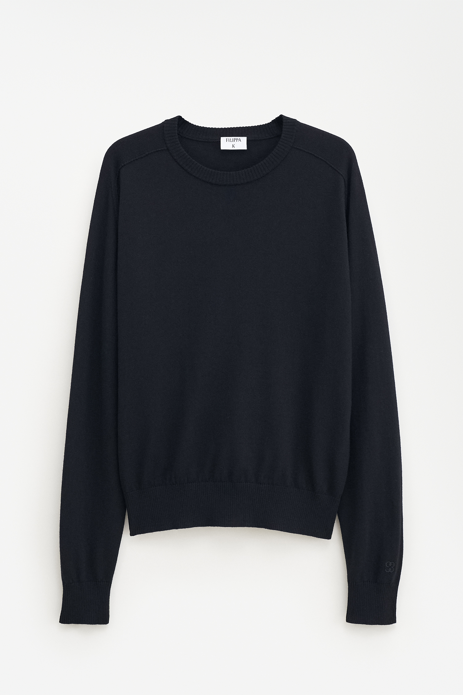 Filippa K Inside-out Sweater In Black
